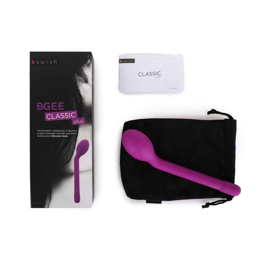 Náhled produktu Masážní vibrátor pro bod G B Swish bgee Classic Plus G-Spot, fialová