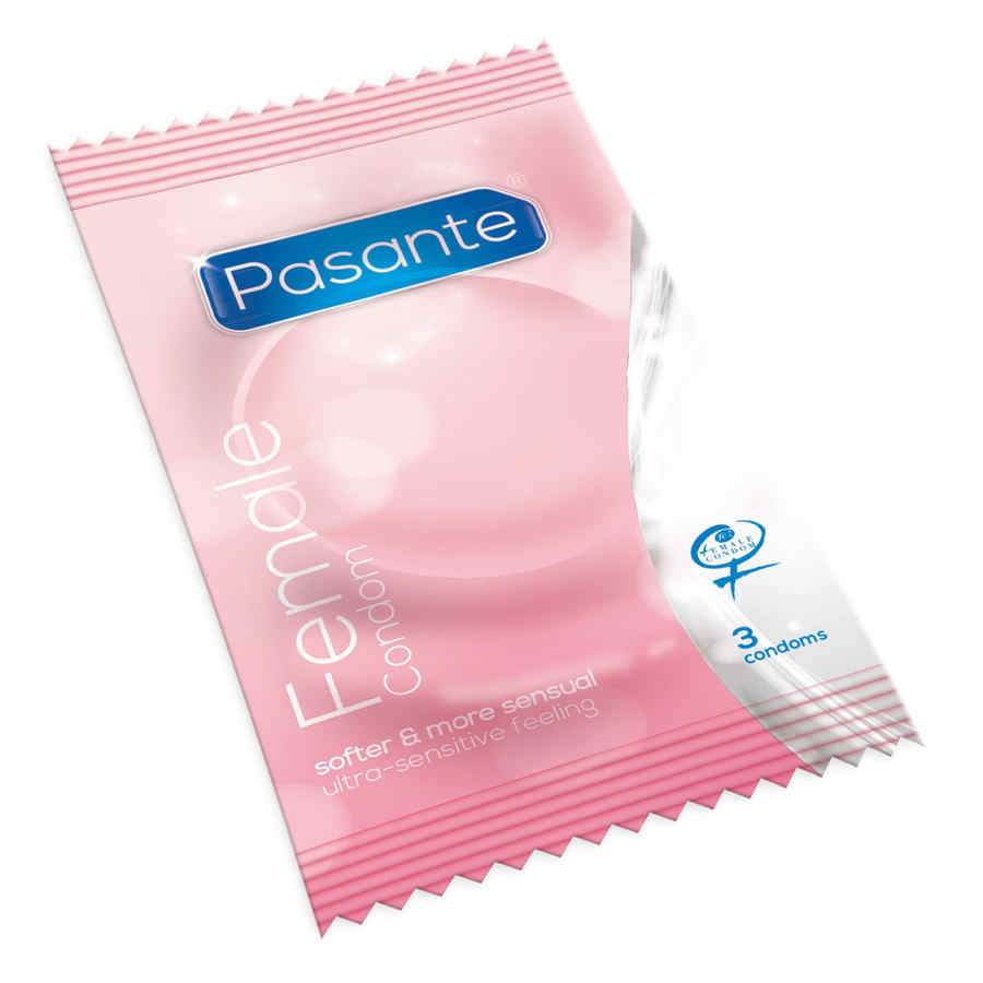 Náhled produktu Ženský kondom Pasante Female Condom, 3 ks