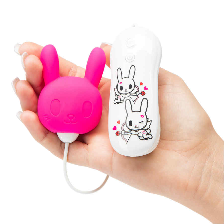 Náhled produktu Vibrační vajíčko s návlekem ve tvaru králíčka Tokidoki, růžová