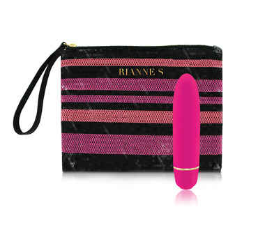 Náhled produktu Rianne S - Essentials - Classique klasický vibrátor s taštičkou, francouzká růžová