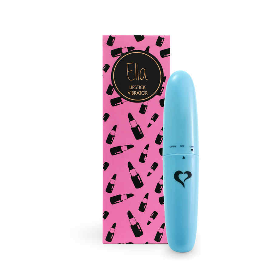 Hlavní náhled produktu FeelzToys - Ella Lipstick Vibrator Light Blue - klasický vibrátor