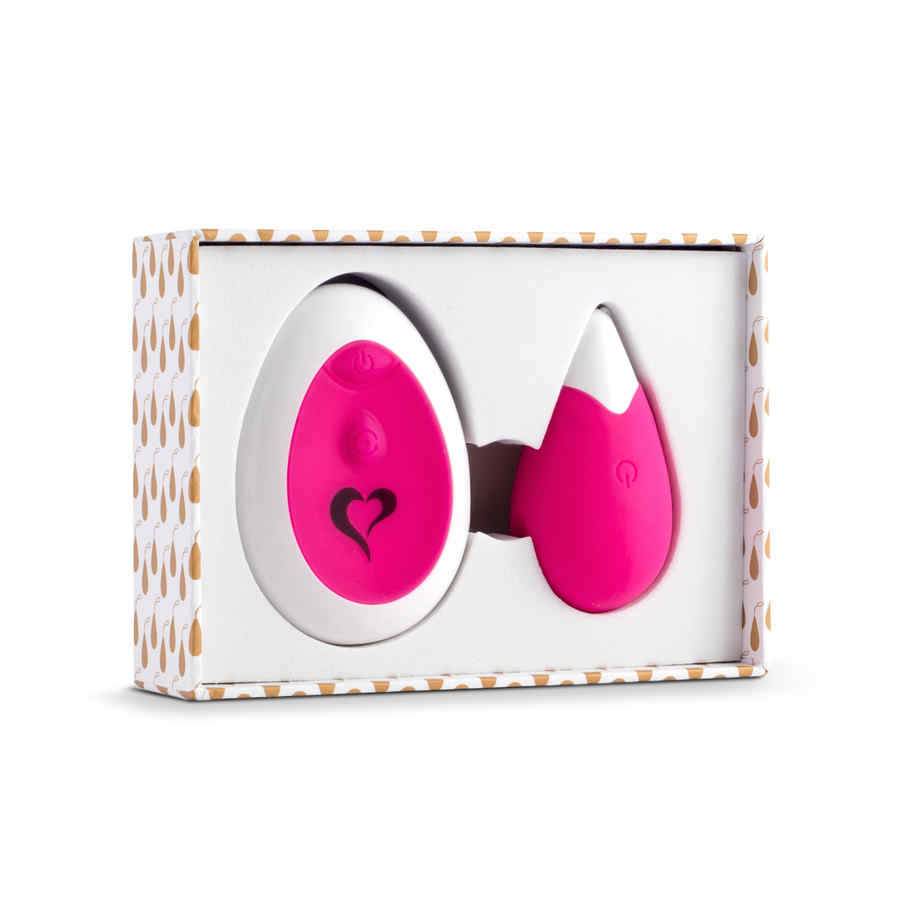Náhled produktu FeelzToys - Anna Vibrating Egg Remote Deep Pink -  vibrační vajíčko s dálkovým ovládáním