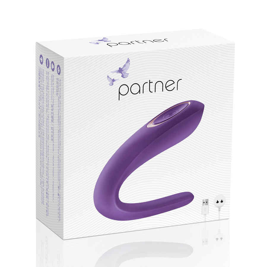 Náhled produktu Párový vibrátor Satisfyer Partner Double Classic, fialová