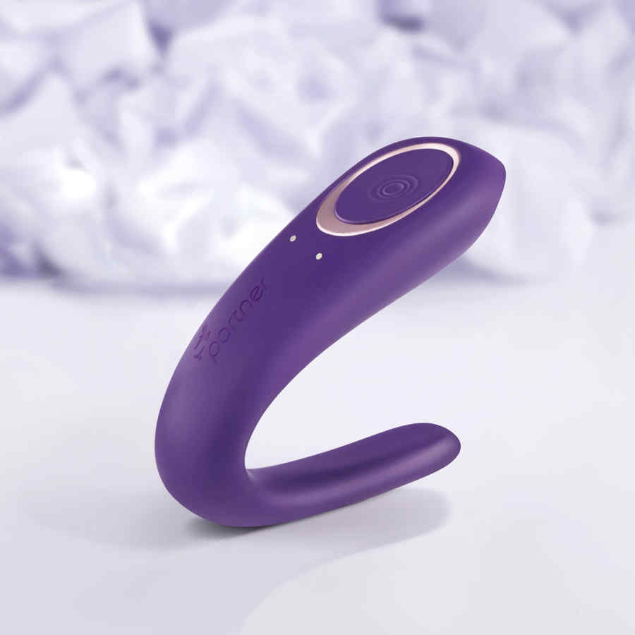 Náhled produktu Párový vibrátor Satisfyer Partner Double Classic, fialová