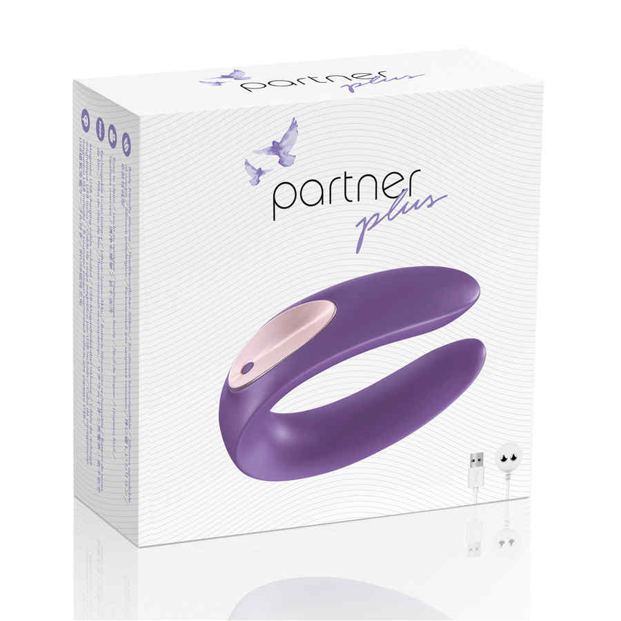 Náhled produktu Vibrátor pro páry Partner Partner Double Classic Plus, fialová