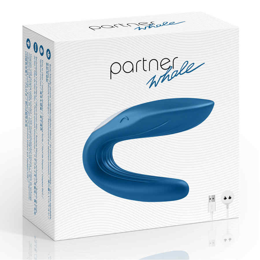 Náhled produktu Vibrátor pro páry Satisfyer Double Whale, modrá