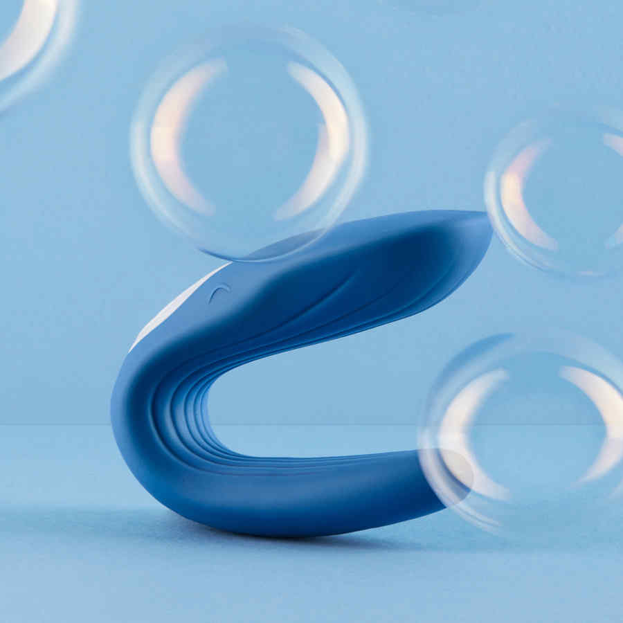 Náhled produktu Vibrátor pro páry Satisfyer Double Whale, modrá