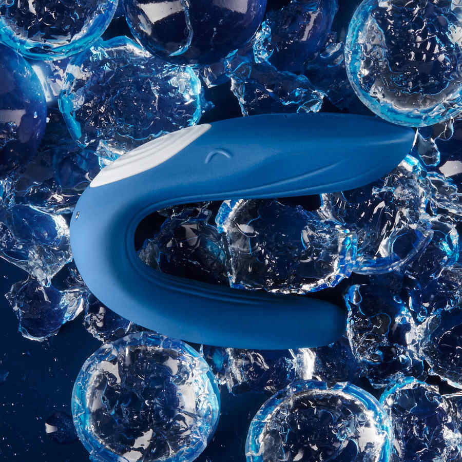 Náhled produktu Vibrátor pro páry Satisfyer Double Whale, modrá