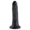 Alternativní náhled produktu King Cock - Cock 7 Inch Black - dildo vhodné pro připínání