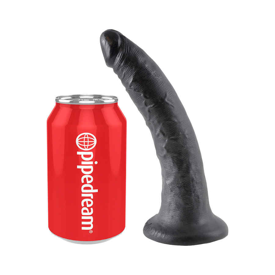 Náhled produktu Dildo vhodné pro připínání King Cock Cock 7 Inch Black, černá