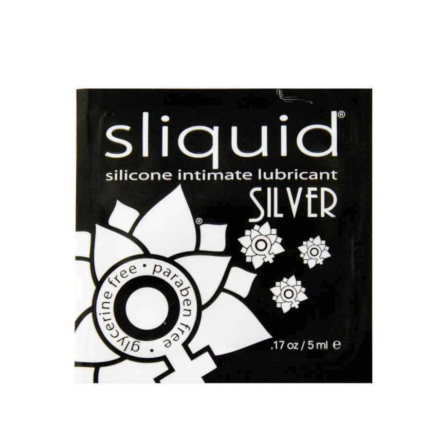 Náhled produktu Silikonový lubrikant Sliquid Naturals Silver, 5 ml ve folii