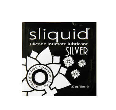 Náhled produktu Silikonový lubrikant Sliquid Naturals Silver, 5 ml ve folii