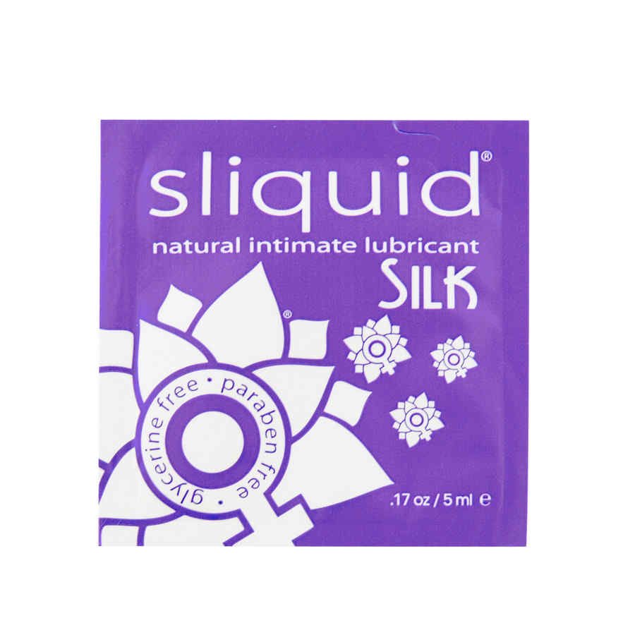 Náhled produktu Hybridní lubrikační gel Sliquid Naturals Silk 5 ml ve folii, 5 ml ve folii