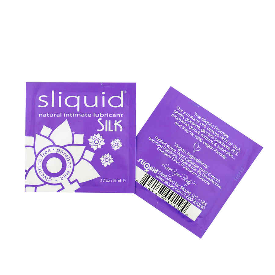 Náhled produktu Sliquid - Naturals Silk 5 ml ve folii - hybridní lubrikační gel