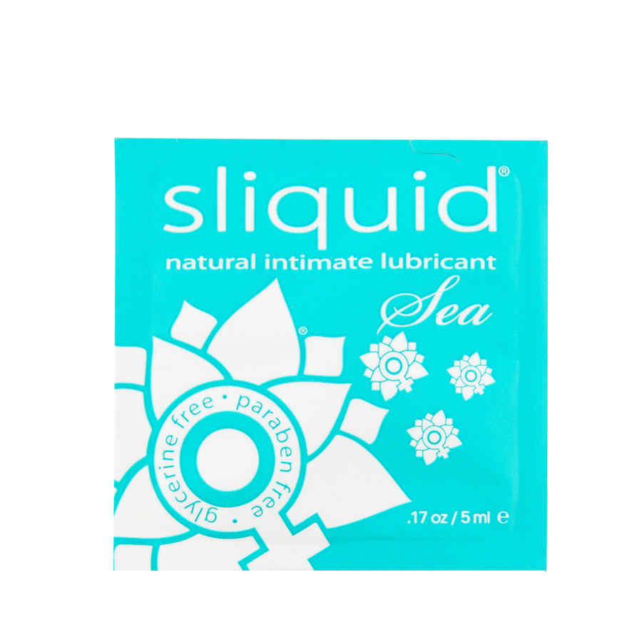 Náhled produktu Lubrikant na vodní bázi s výtažky z mořských řas Sliquid Naturals Sea, 5 ml ve folii
