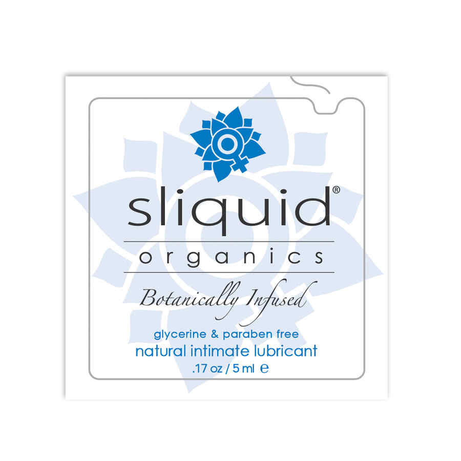 Náhled produktu Organický lubrikant Sliquid Organics Natural, 5 ml ve folii