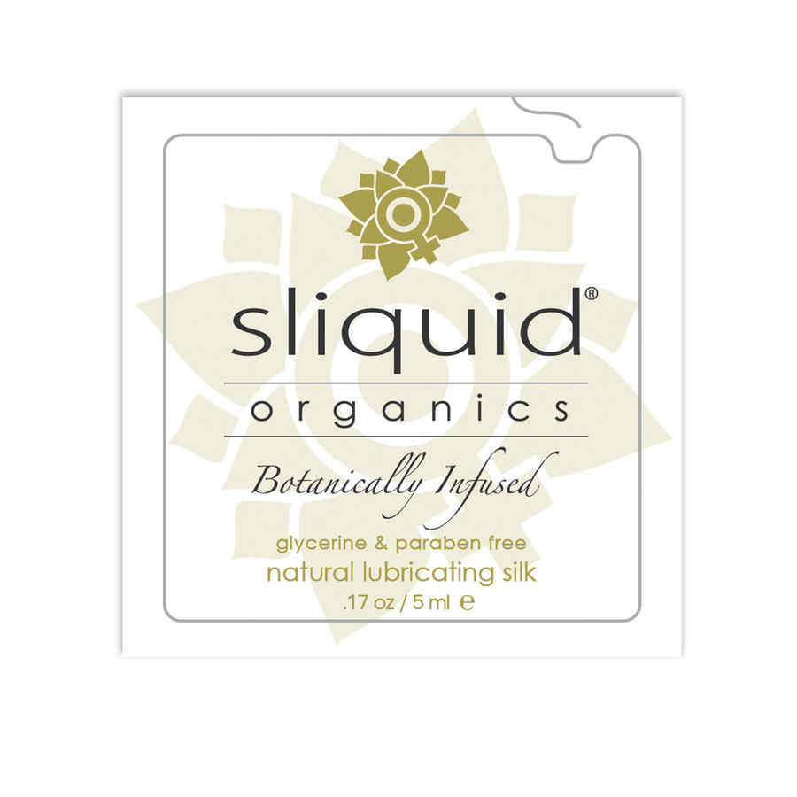Hlavní náhled produktu Sliquid Organics Silk - hybridní organický lubrikant, 5 ml ve folii