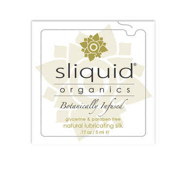 Náhled produktu Sliquid Organics Silk - hybridní organický lubrikant, 5 ml ve folii
