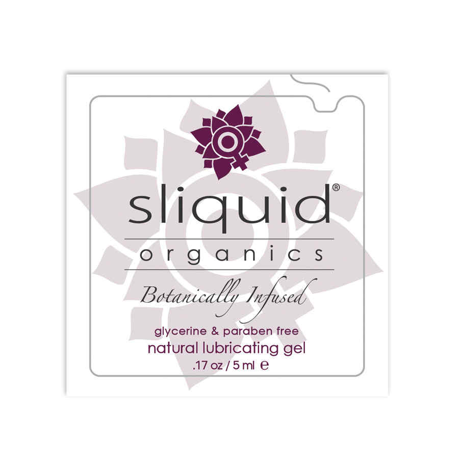 Náhled produktu Gelový organický lubrikant Sliquid Organics Natural Gel, 5 ml ve folii