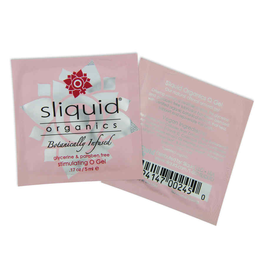 Náhled produktu Organický stimulující gel pro klitoris Sliquid Organics O Gel, 5 ml ve folii