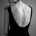 Alternativní náhled produktu Bijoux Indiscrets - Magnifique Back & Cleavage Chain - řetízek na záda