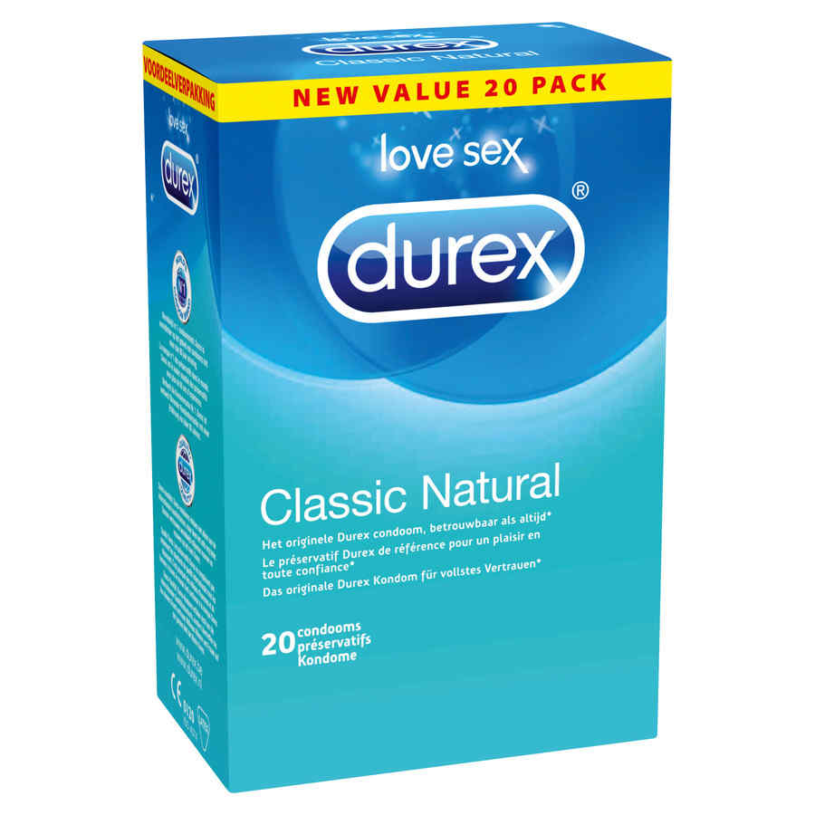 Hlavní náhled produktu Durex - Classic Natural, 20 ks