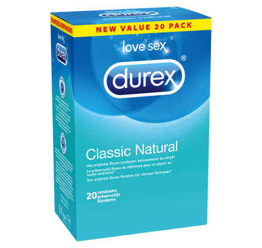 Náhled produktu Durex - Classic Natural, 20 ks