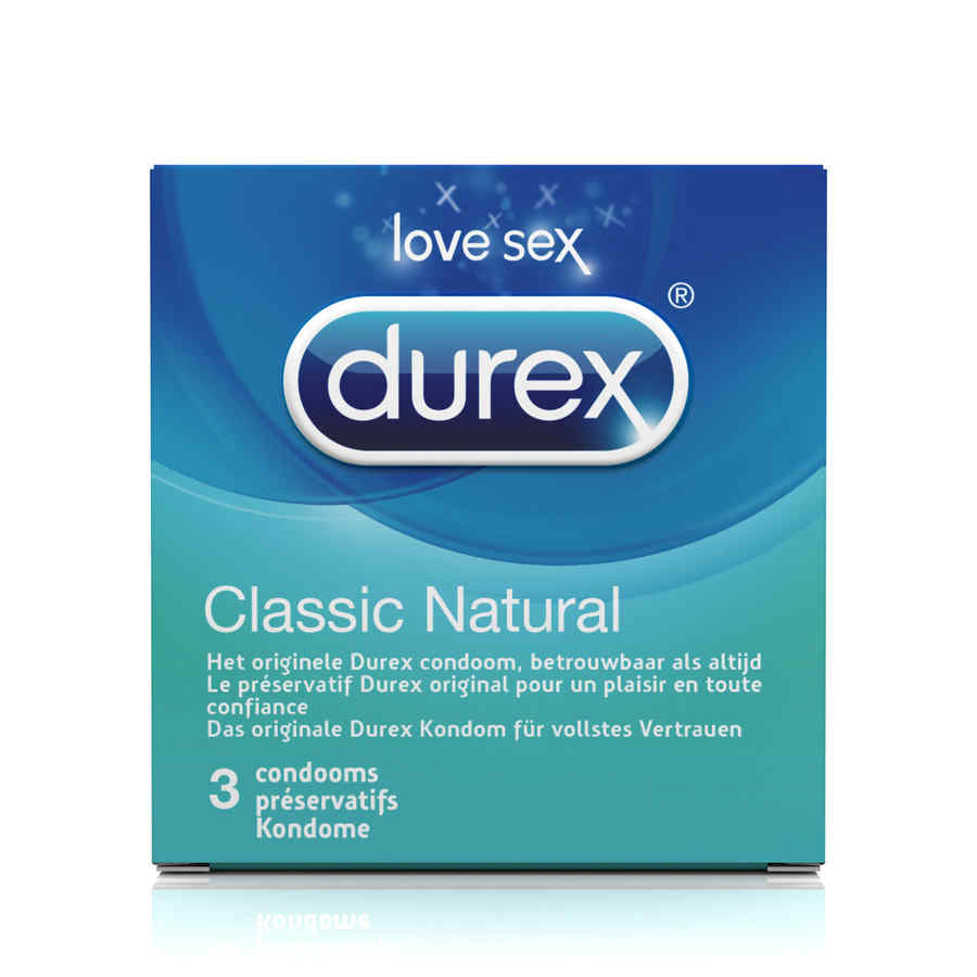 Náhled produktu Kondomy Durex Classic Natural, 3 ks