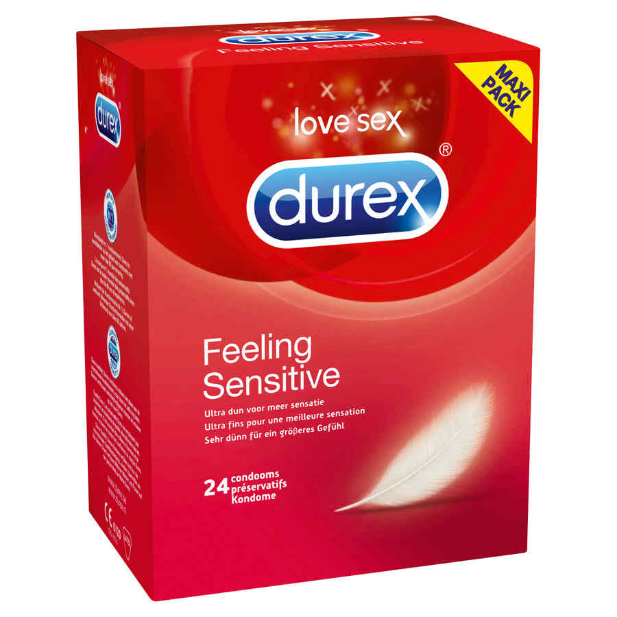 Náhled produktu Tenké kondomy Durex Feeling Sensitive, 24 ks