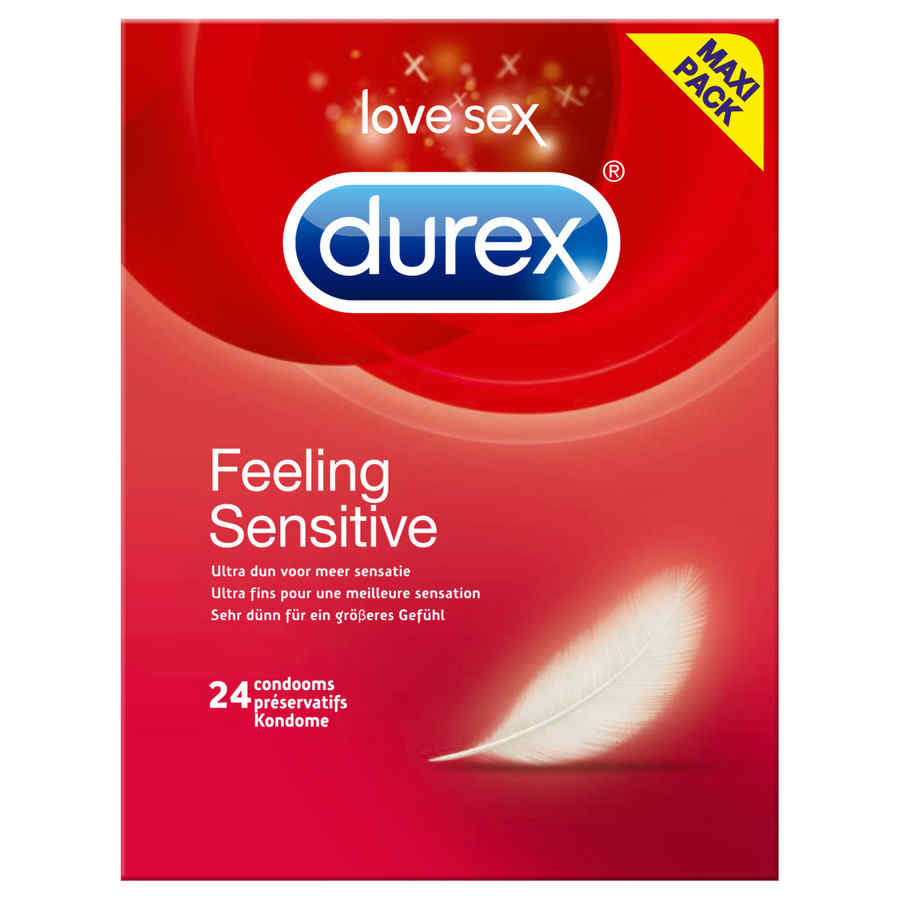 Náhled produktu Tenké kondomy Durex Feeling Sensitive, 24 ks