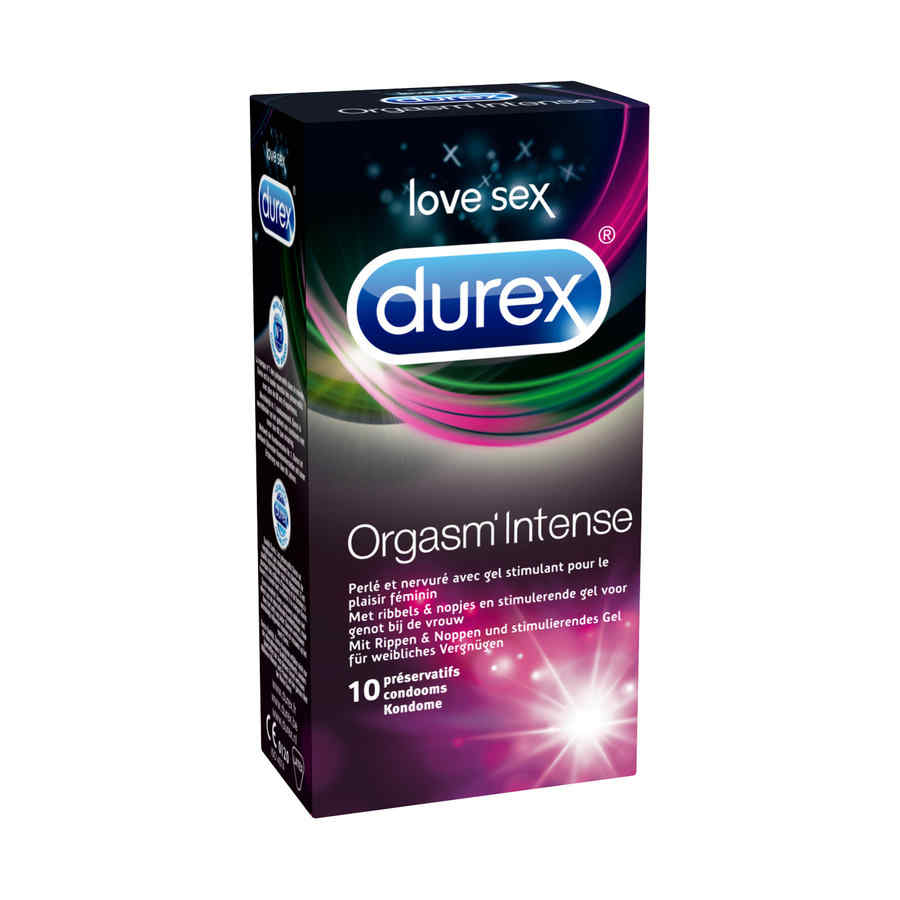 Náhled produktu Kondomy se speciální lubrikací Durex Intense Orgasmic, 10 ks
