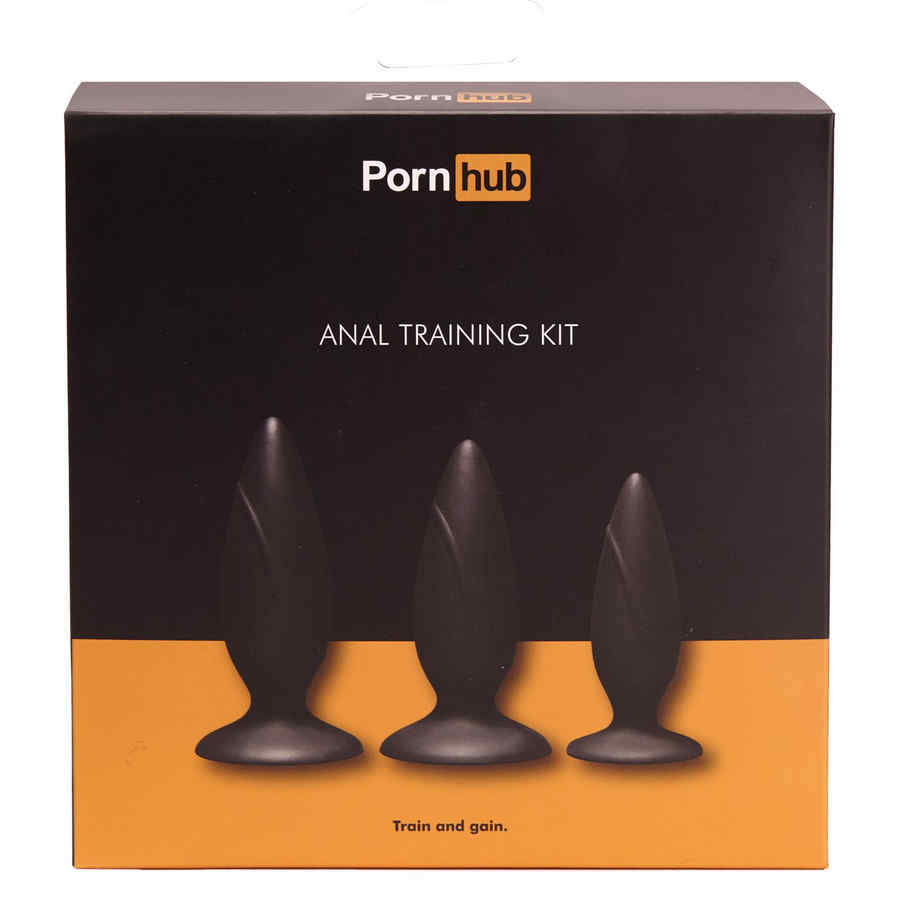 Náhled produktu Pornhub - Anal Training Kit - sada análních kolíků, černá