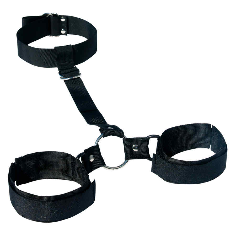 Náhled produktu Pouta s obojkem Sex&Mischief Shadow Neck and Wrist Restraint