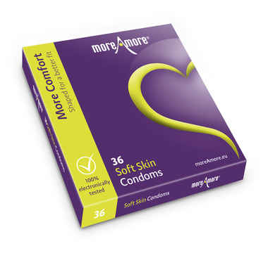 Náhled produktu Latexové kondomy MoreAmore Soft Skin, 36 ks