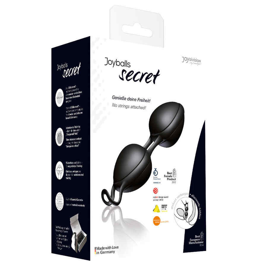 Náhled produktu Venušiny kuličky Joydivision Joyballs Secret Duo, černá