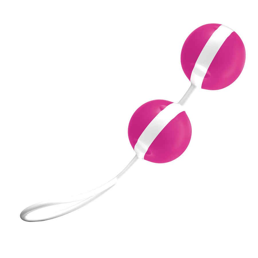 Náhled produktu Venušiny kuličky Joydivision Joyballs Trend Duo, purpurová s bílou