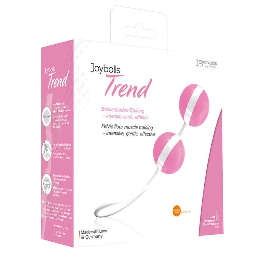 Náhled produktu Venušiny kuličky Joydivision Joyballs Trend Duo, růžová s bílou