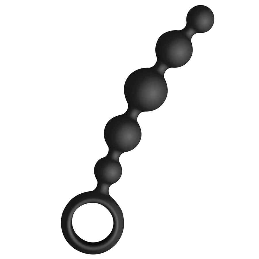 Hlavní náhled produktu Joydivision - Joyballs Anal Wave Short - krátké anální kuličky, černá