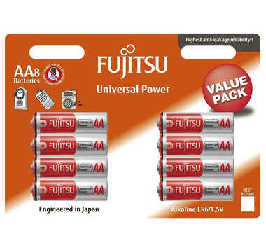 Náhled produktu Baterie FUJITSU AA/LR6 Universal Power, 8 ks