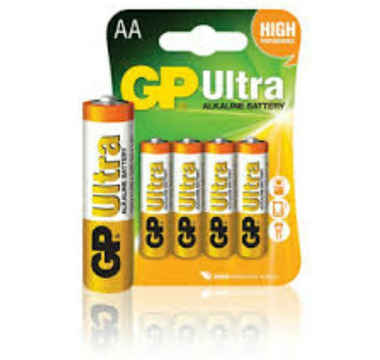Náhled produktu Baterie AA/LR6 GP Ultra Alkaline, 4 ks