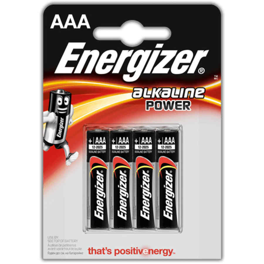 Náhled produktu Baterie ENERGIZER AAA/LR03 POWER, 4 ks