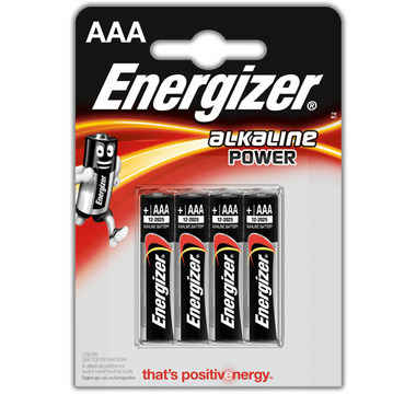 Náhled produktu Baterie ENERGIZER AAA/LR03 POWER, 4 ks