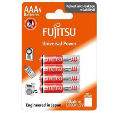 Náhled produktu Baterie FUJITSU AAA/LR03 Universal Power, 4 ks