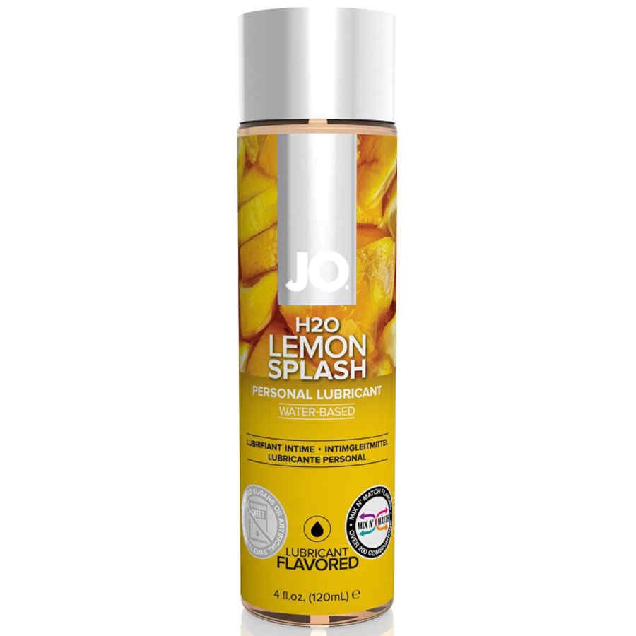 Náhled produktu Vodní lubrikační gel s příchutí System JO H2O Lemon, 120 ml, citron