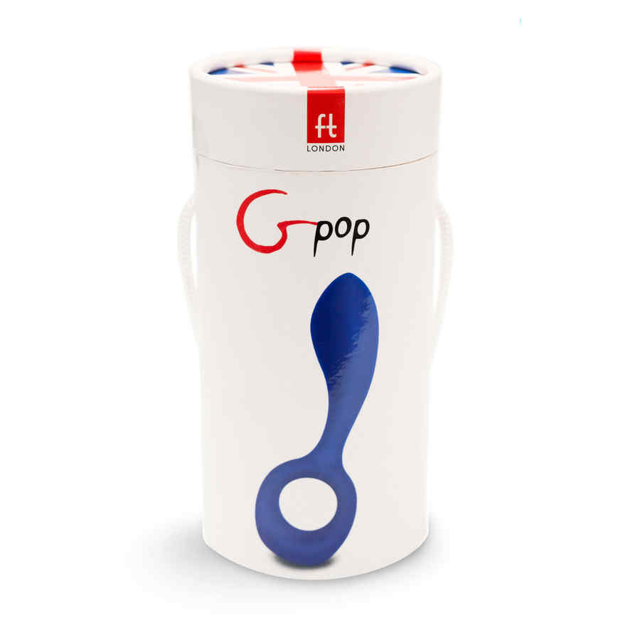 Náhled produktu Vibrační anální kolík Fun Toys Gpop, modrá