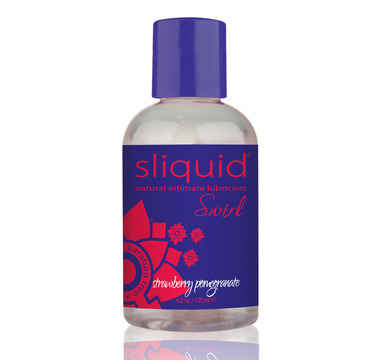 Náhled produktu Sliquid - Naturals Swirl 125 ml - lubrikant na vodní bázi, jahoda a granátové jablko