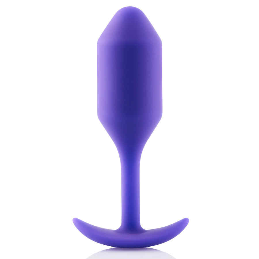 Hlavní náhled produktu B-Vibe - Snug Plug 2 - anální kolík, fialová