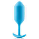 Alternativní náhled produktu B-Vibe - Snug Plug 3 - anální kolík, kachničkově modrá