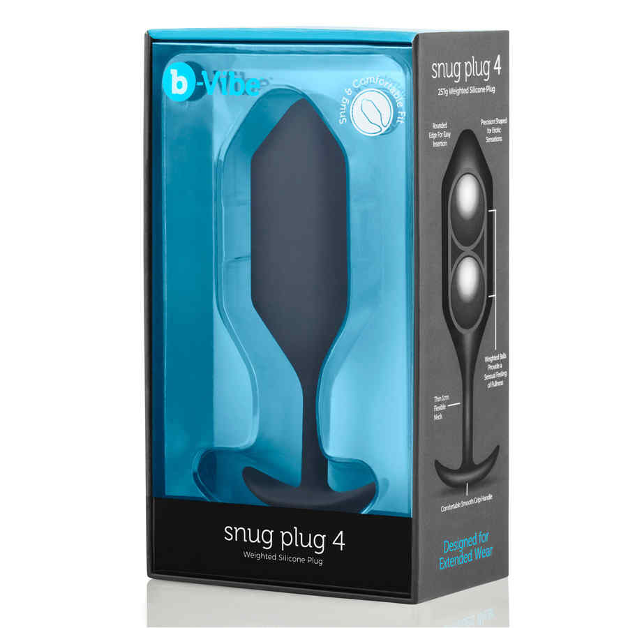 Náhled produktu Anální kolík B-Vibe Snug Plug 4, černá