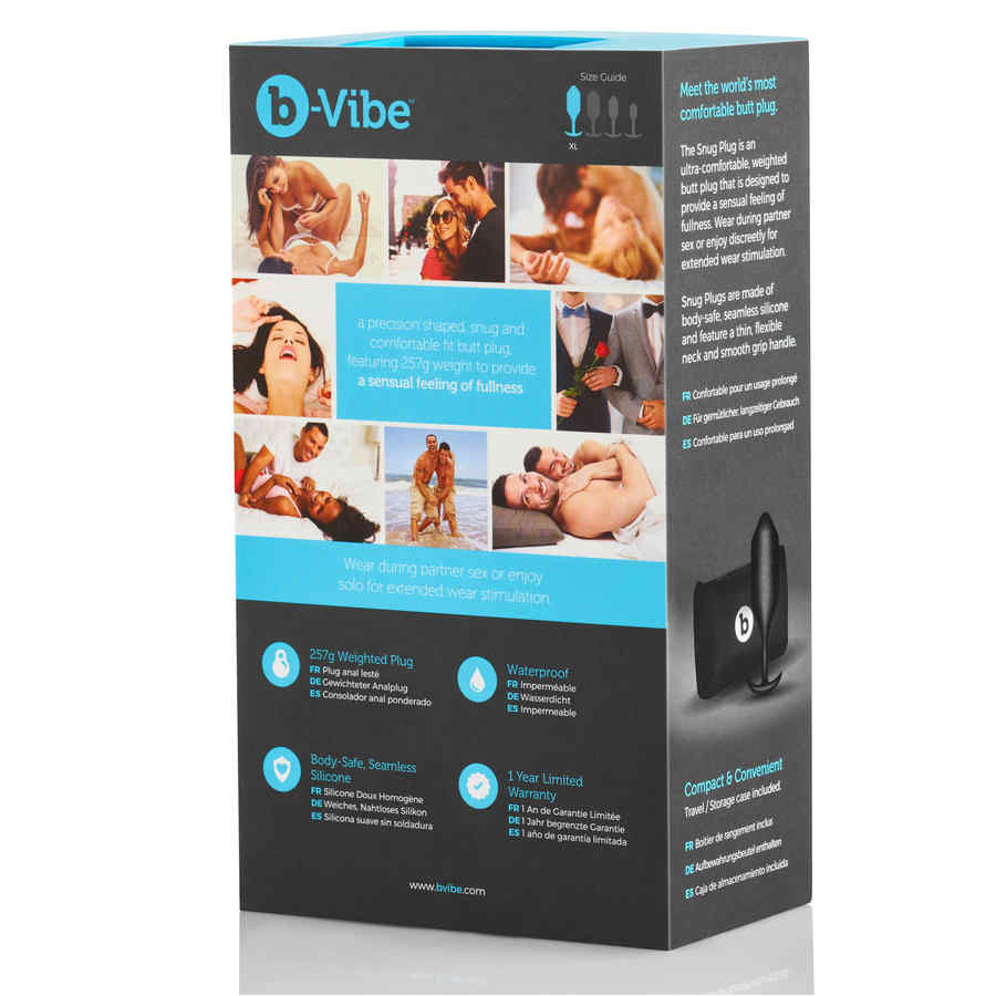 Náhled produktu Anální kolík B-Vibe Snug Plug 4, černá